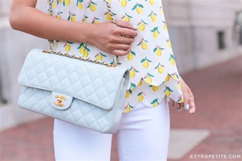 Bright whites + mint Chanel flap 